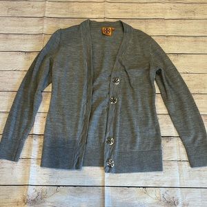 Tory Burch 100% Merino Wool Cardigan
